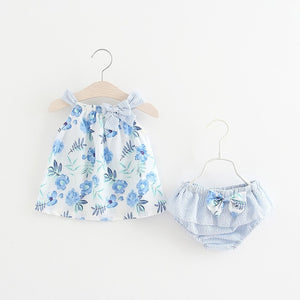 Baby Girls Dress +Underwear Infant