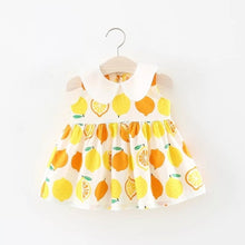 Load image into Gallery viewer, Lemon Print Infant Outfit Sleeveless Princess