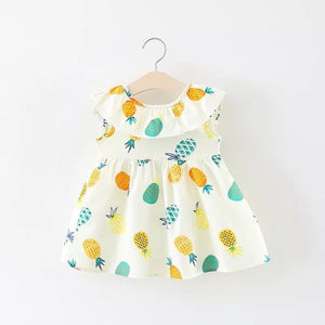 Pineapple Bow Dress Princess Dress